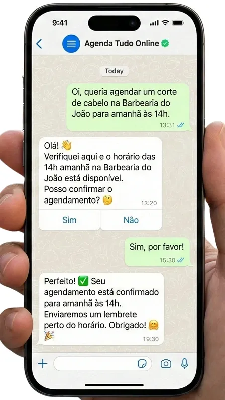 Bot WhatsApp agendando